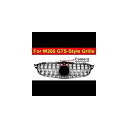 W205 ABS シルバー グリル 適用: W205 スポーツ C180 C200 C250 スポーツ カメラホール フロント グリッド 2015-18 タイプ001 AL-EE-1018 AL Exterior parts for cars