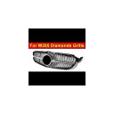 車用外装パーツ W205 Cクラス グリル ダイヤモンド ABS シルバー メッシュ 適用: メルセデスベンツ スポーツ C180 C200 C250 フロント 2015-2018 タイプ001 AL-EE-1024 AL Exterior parts for cars