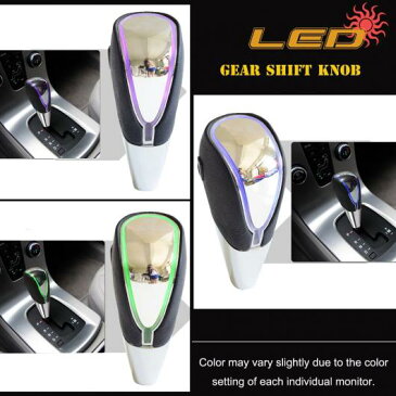 AL LED ギア シフト ノブ AT スティック レバー シフター 適用: レクサス ES350/GS450H トヨタ カムリ カローラ RAV4 サイオン カラフル・用 トヨタ AL-EE-3966