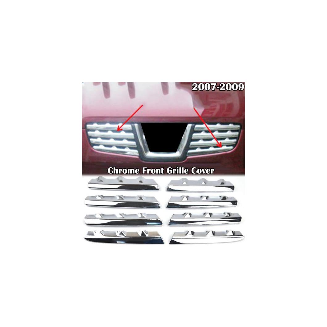 適用: 日産 キャシュカイ デュアリス J10 2007-2013 クローム カバー フレーム オート トリム アクセサリー フロントグリッドカバー AL-EE-5795 AL Exterior parts for cars