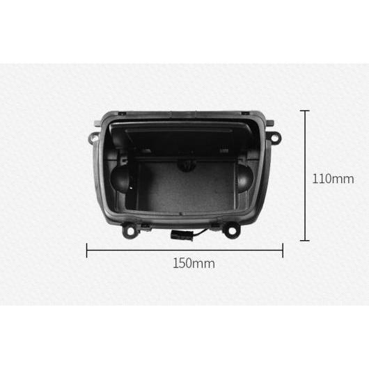 ブラック ABS フロント センター コンソール 灰皿 アセンブリ ボックス 適用: BMW 5シリーズ F10 F11 F18 520 525 OEM 51169206347 ブラック AL-EE-9013 AL Interior parts for cars