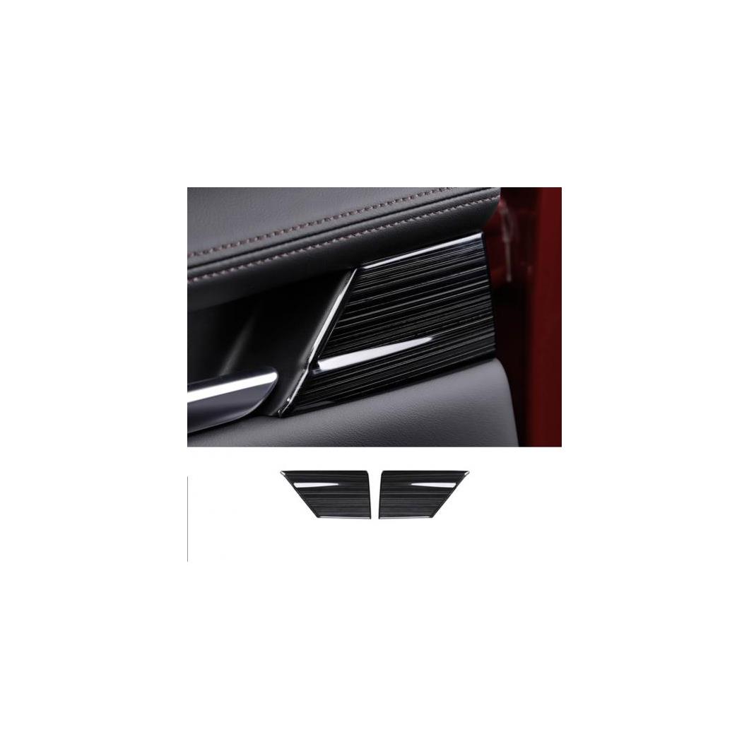 アクセサリー 適用: MAZDA3 マツダ3 2019 2020 ステンレス スチール リア ドア ハンドル パネル カバー ブラック・シルバー AL-FF-2032 AL Car parts