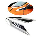 2ピース ボディ ステッカー リーフ プレート サイド トリム ABS クローム 適用: ホンダ シビック 2016 2017 AL-FF-1365 AL Exterior parts for cars