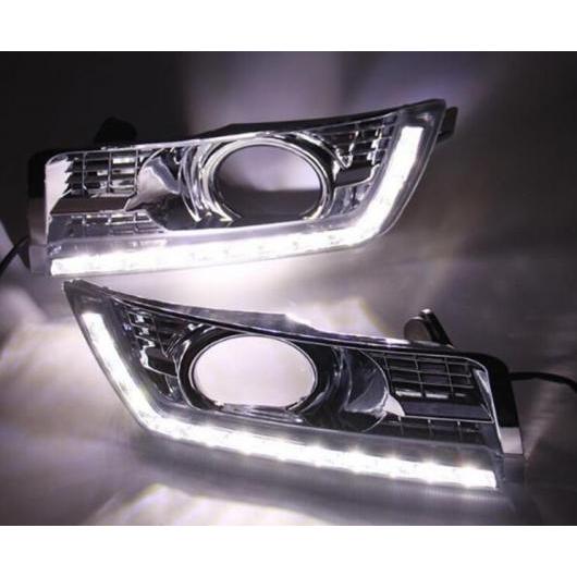 12V LED DRL デイタイム ランニング ライト 適用: キャデラック SRX 2016 2015 2014 2013 2012 デイライト フォグランプ イエロー ターンシグナル スタイル リレー タイプ002 AL-FF-1580 AL Car parts