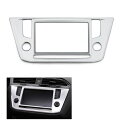 ABS マット センター コントロール ナビゲーション 装飾 カバー トリム 適用: フォルクスワーゲン VW ティグアン 2017 2018 代目 1ピース AL-FF-1486 AL Interior parts for cars