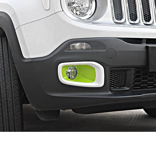 ABS フォグライト カバー デイタイム ランニング ライト トリム クローム 適用: ジープ レネゲード 201..