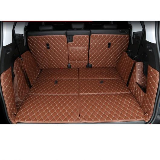 レザー カーゴ ライナー トランク マット 適用: プジョー 5008 2019 2020 ラグ ブラック ゴールド ワイ..