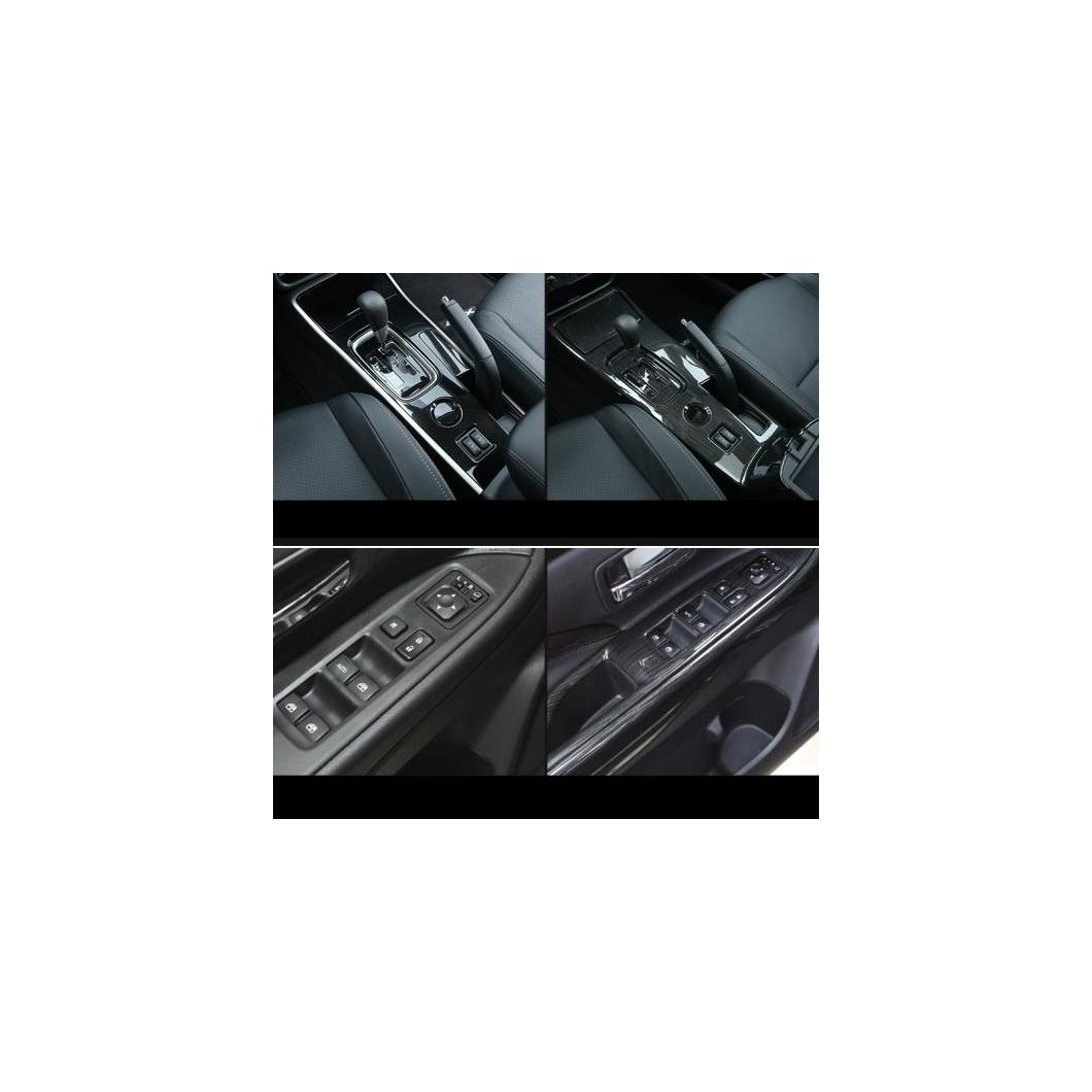 セントラル コントロール ギア パネル ウインドウ コントロール 適用: 三菱 アウトランダー 2016 2017 カラー 3・カーボンファイバー ブラック 3 AL-FF-4487 AL Interior parts for cars