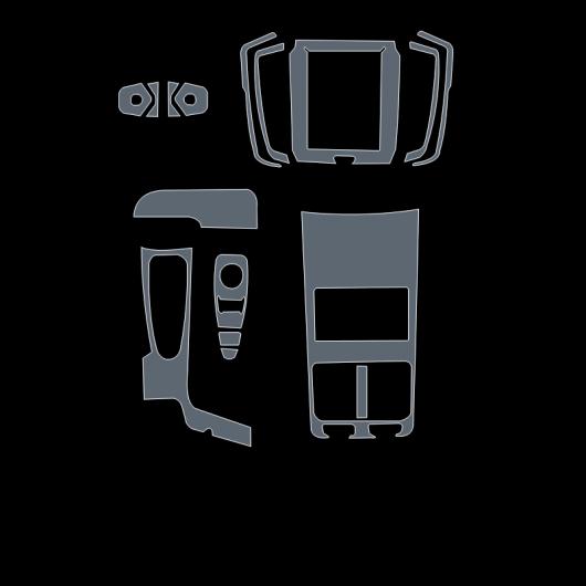 TPU ȥ󥹥ڥ ƥꥢ ե ȥ ȥ åܡ ƥå Ŭ: ܥ S90 2017 2018 2019  2 AL-FF-5215 AL Car parts