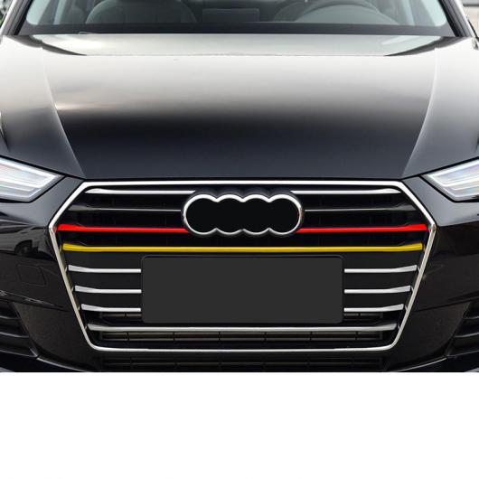 適用: アウディ A3 フロント グリル トリム 装飾 インテリア アクセサリー モールディング 2014 2015 2016 2017 2018 2019 タイプ 2・タイプ 3 AL-FF-5118 AL Car parts