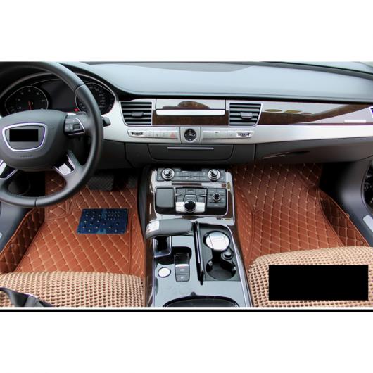 レザー フロアマット 適用: アウディ A8 2011 2012 2013 2014 2015 2016 2017 D4 ブラック レッド ワイヤー～ワイン レッド 2002-2009・2010-2017 AL-FF-5231 AL Car parts