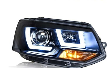 AL ヘッドライト 適用: マルチバン T5 2012~2016 LED ヘッドランプ デイタイムランニングライト DRL バイキセノン HID 4300K〜8000K 35W・55W AL-HH-0048