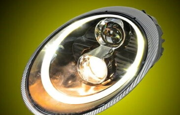 AL ヘッドライト 適用: ポルシェ/PORSCHE 997 LED ヘッドランプ デイタイムランニングライト DRL バイキセノン HID 4300K〜8000K 35W・55W AL-HH-0068