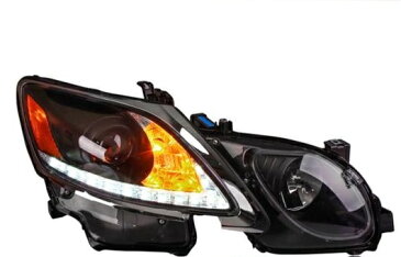 AL ヘッドライト 適用: レクサス GS350 2006-12 LED ヘッドランプ デイタイムランニングライト DRL バイキセノン HID 4300K〜8000K 35W・55W AL-HH-0086
