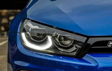 AL ヘッドライト 適用: フォルクスワーゲン/VOLKSWAGEN シロッコ 2009-14 LED ヘッドランプ デイタイムランニングライト DRL バイキセノン HID 4300K〜8000K 35W・55W AL-HH-0122