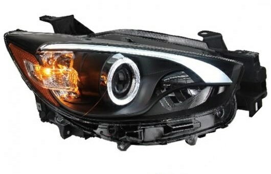 適用: マツダ CX-5 ヘッドライト 2013-2015 LED ヘッドランプ DRL プロジェクター H7 HID バイキセノン レンズ 4300K～8000K 35W・55W AL-HH-0231 AL Car parts