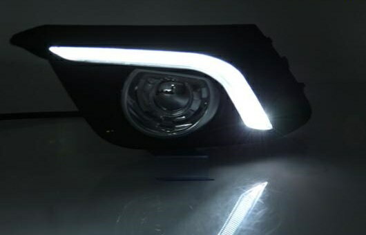 適用: マツダ MAZDA3 アクセラ 2014-2017 LED DRL フォグ ランプ デイタイム ランニング 高光度 ガイド イエロー ライト 35W ホワイト・イエロー 5500K AL-HH-0815 AL Car parts