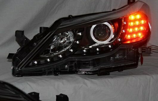 ヘッドランプ 適用: トヨタ レイツ/マークX 2010-2013 LED ヘッドライト DRL H7/D2H HID キセノン BI レンズ 4300K～8000K 35W・55W AL-HH-0889 AL Car parts