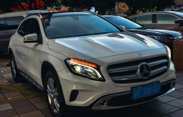 AL ヘッドライト 適用: メルセデスベンツ/MERCEDES BENZ ベンツ GLA 2015-2016 LED ヘッドランプ デイタイムランニングライト DRL バイキセノン HID 4300K〜8000K 35W・55W AL-HH-0969