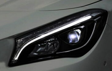 AL ヘッドランプ 適用: メルセデスベンツ/MERCEDES BENZ ベンツ CLA 2014-2018 ヘッドライト オール LED デイタイムランニングライト DRL BI-LED レンズ アーミーグリーン AL-HH-1317