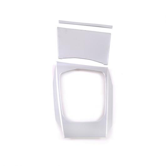 ABS クローム センター コンソール ギア シフト 装飾 パネル カバー トリム 適用: BMW G20 G28 325 3シリーズ 2019 2020 左ハンドル車 シルバー AL-II-0170 AL Interior parts for cars