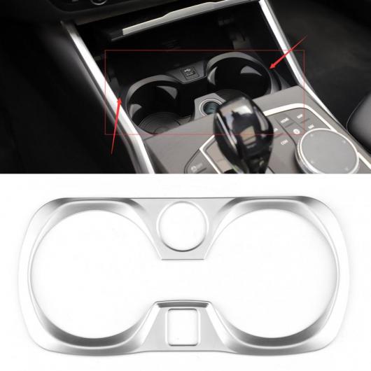 1ピース セントラル コントロール カップホルダー パネル カバー トリム ABS クローム 適用: BMW 3シリーズ G20 G28 2020 ABS インテリア AL-II-0176 AL Interior parts for cars