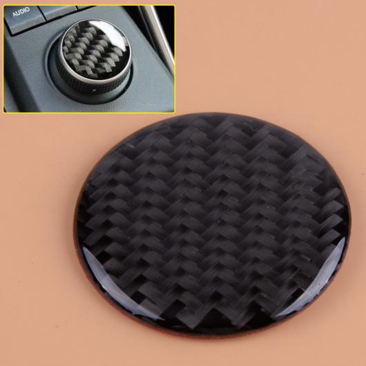 直径3.8cm カーボンファイバー ブラック センター コントロール ノブ カバー トリム 適用: レクサス IS250 300 350 200T 2014 2015 2016 2017 2018 AL-II-2527 AL Interior parts for cars