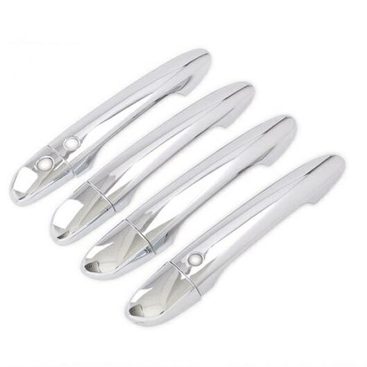 適用: マツダ CX-8 CX8 2017 2018 ABS クローム サイド ドア ハンドル カバー トリム 装飾 エクステリア アクセサリー ステッカー スマートホール RHD AL-II-4300 AL Exterior parts for cars