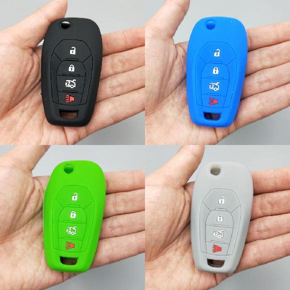 キーカバー キー 保護 セット 適用: シボレー/CHEVROLET シボレー/CHEVROLET クルーズ 2016 2017 マリブ アベオ キャプティバ スパーク 4ボタン フリップ ブラック～グレー AL-II-4518 AL key cover