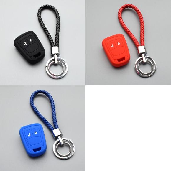 楽天オートパーツエージェンシー2号店キーカバー キー ケース 適用: シリコン カバー セット オペル/OPEL アストラ J インシグニア モッカ ザフィーラ ボクスホール/VAUXHALL ベクトラ ブラックセット～ブルーセット AL-II-4592 AL key cover