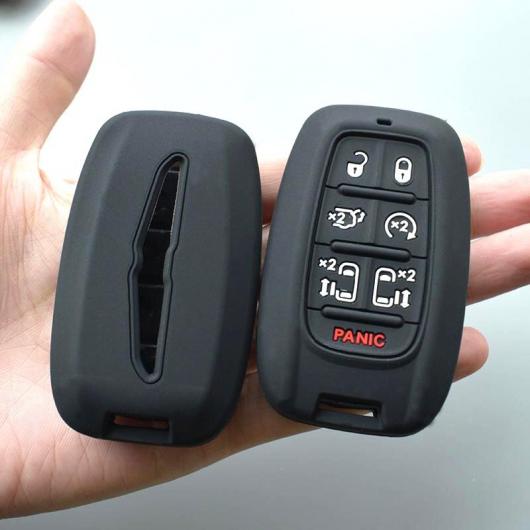 キーカバー キー 保護 ケース 適用: クライスラー/CHRYSLER PACiFiCA ミニ/MiNi（BMW） バン 2017 2018 2019 リモート 保護 シリコン カバー ケース スキン セット キーレス ブラック AL-II-4654 AL key cover