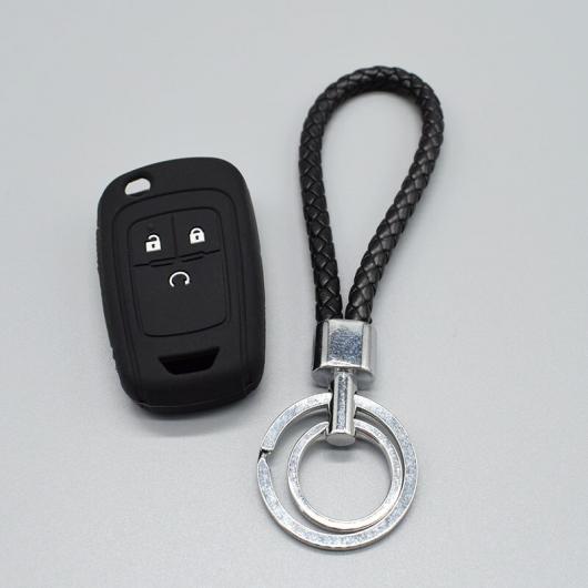 キーカバー シリコン キー カバー ケース フード 保護 セット シェル スリーブ 適用: シボレー/CHEVROLET クルーズ エピカ ロヴァ カマロ インパラ 3ボタン 折りたたみ ブラックセット AL-II-4719 AL key cover