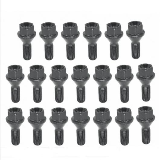 20ピース ホイール LUG ボルト ナット 適用: BMW E46 325 E90 E39 E60 E53 36136781150 AL-JJ-3575 AL Car parts(2)