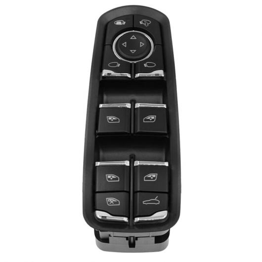 適用: ポルシェ/PORSCHE パナメーラ カイエン マカン 2011-2017 電動 パワー マスター ウインドウ バックミラー ミラー コントロール スイッチ 7PP959858M 7PP959858A タイプ001 AL-JJ-4084 AL Interior parts for cars