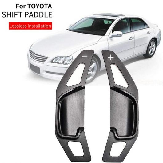 パドル シフター エクステンション アルミニウム 合金 ステアリング ホイール パドル シフター エクステンション 適用: トヨタ カローラ RAV4 カムリ レイツ/マークX 2012-2018 ブラック AL-JJ-5478 AL Car parts
