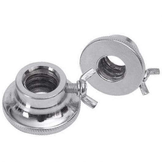 2ピース 2.5cm ダブル ロック HEX ナット 鋳鉄 スクリュー 適用: バーベル ダンベル 重量 リフティング..