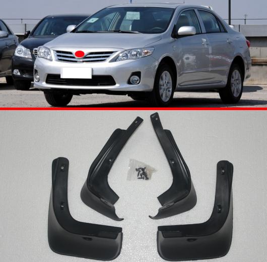 マッド フラップ 適用: トヨタ カローラ アルティス E140 2008 2009 2010 20112013 マッドフラップ スプラッシュ ガード マッド フラップ フロント リア マッドガード フェンダー AL-JJ-9456 AL Exterior parts for cars