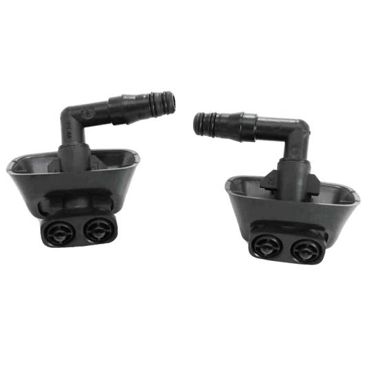 2ピース ヘッドライト ウォッシャー ワイパー ノズル 適用: オペル/OPEL シグナム ベクトラ C 9186049 9186050 ブラック AL-KK-1764 AL Car parts