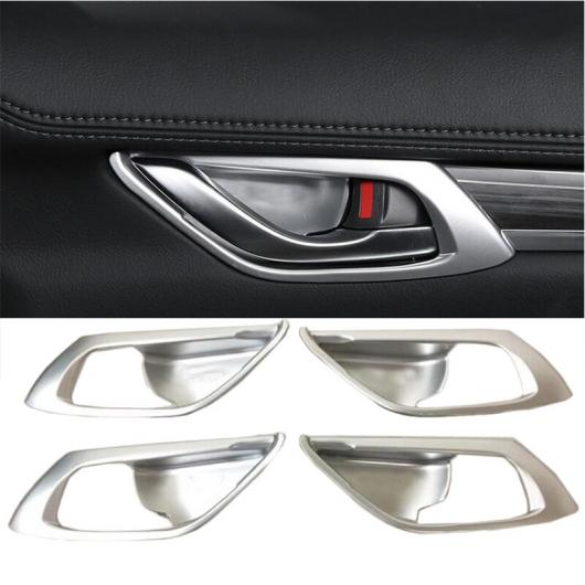 アクセサリー 適用: マツダ CX-5 CX5 2017 2018 ABS クローム インテリア ドア ハンドル ボウル フレーム カバー トリム 4ピース AL-KK-3708 AL Interior parts for cars