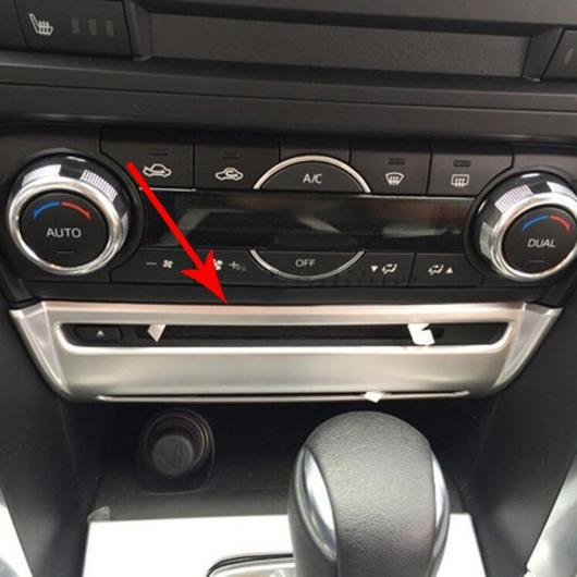 適用: MAZDA3 アクセラ 2017 2018 インテリア AC スイッチ ボタン CD プレーヤー パネル カバー トリム インテリア アクセサリー 1ピース AL-KK-3755 AL Interior parts for cars