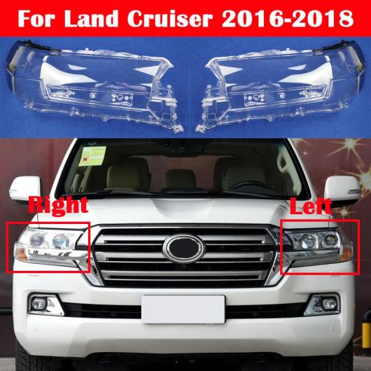 AL フロント ガラス レンズ ランプ シェード シェル 適用: トヨタ ランドクルーザー 2016 2017 2018 ク..
