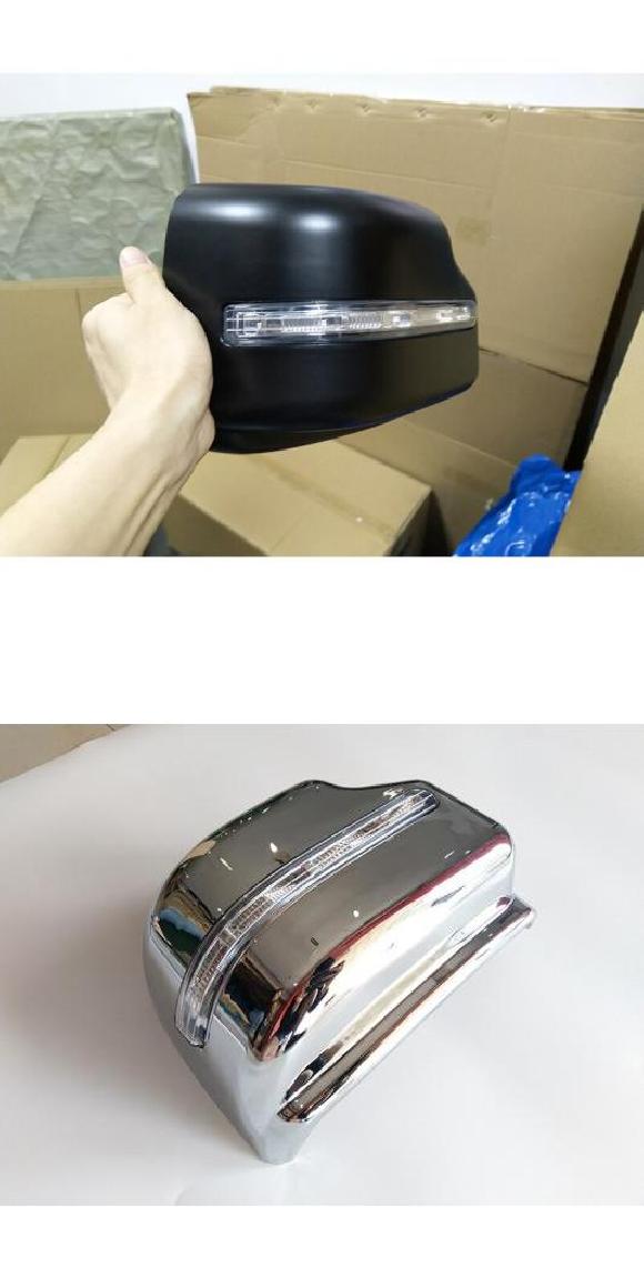 AL リア ビュー ミラー カバー LED ターン ライト 適用: スズキ ジムニー JB64 JB74 2018-2020 バックミラー サイド ミラー キャップ ブラック・シルバー AL-KK-4783 Exterior parts for cars
