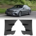 2ピース フロント フォグライト グリル カバー トリム 適用: メルセデス ベンツ W205 C300 AMG 2018 2019 2020 A2058858402 A2058858502 AL-KK-5000 AL Car parts(2)