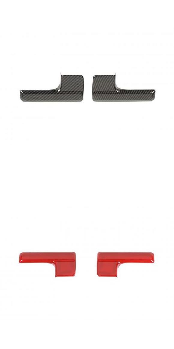 インナー ドア ハンドル 装飾 トリム 適用: フォード/FORD F-150 ラプター 2009 2010 2011 2012 2013 2014 インテリア アクセサリー ABS カーボンファイバー ブラックカーボン・レッドカーボン AL-KK-6988 AL Car decorative parts