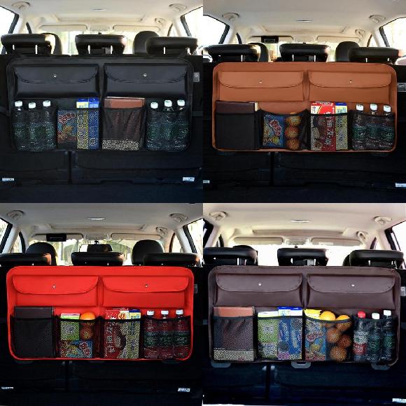 トランク ネット ポケット トランク ストレージ バッグ ラゲッジ ストレージ バッグ 適用: トヨタ ランドクルーザー ブラック～チョコレート AL-KK-8436 AL Interior parts for cars