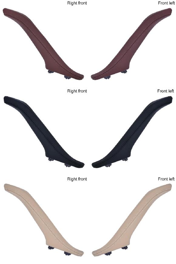 インナー ハンドル インテリア ドア パネル プル トリム カバー フロント 適用: BMW 5シリーズ F10 F11 F18 2010-2017 520 523 525 ブラウン フロント 右～ベージュ フロント 左 AL-LL-1138 AL Interior parts for cars