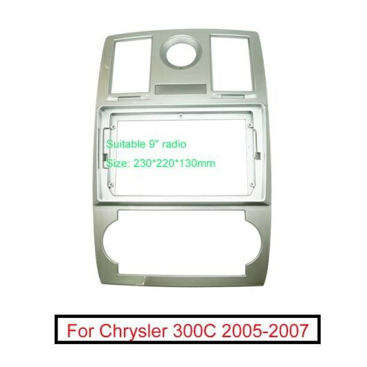 ステレオ 9インチ ビッグ スクリーン フレーム アダプタ 適用: クライスラー/CHRYSLER 300C 2DIN ダッシュ オーディオ フィッティング パネル フレーム キット AL-LL-6219 AL Interior parts for cars