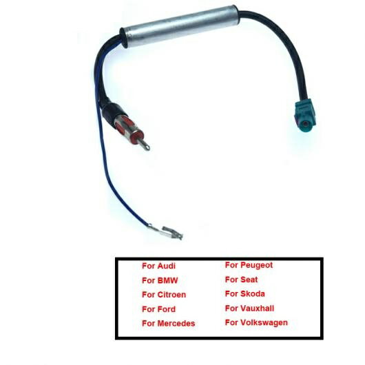 1ピース ラジオ アンテナ アダプタ 適用: フォルクスワーゲン/VOLKSWAGEN アウディ/AUDI BMW オス コネクタ ワイヤー ケーブル AL-LL-6380 AL Car parts