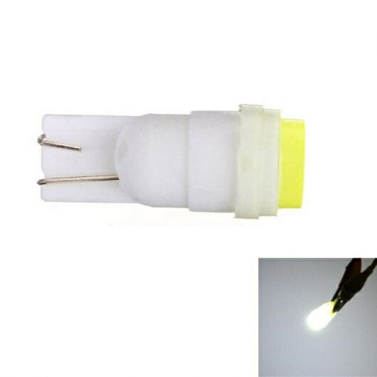30ピース ホワイト DC12V T10 194 W5W COB セラミック シェル 1.5W インテリア LED ライト ウェッジ サイド ライト バルブ ドア ライト ホワイト AL-LL-6572 AL Car partsのサムネイル