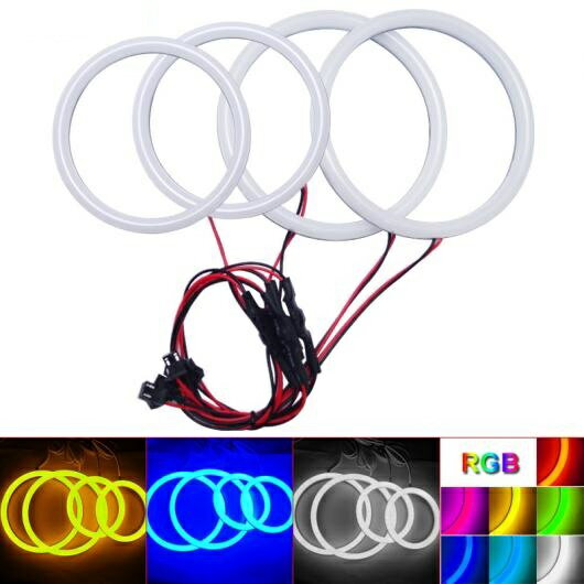 1å  HALO  åȥ 饤 SMD LED 󥸥륢 Ŭ: BMW E92 DRL ۥ磻  ֥롼 RGB ۥ磻ȡ AL-LL-7620 AL Car parts